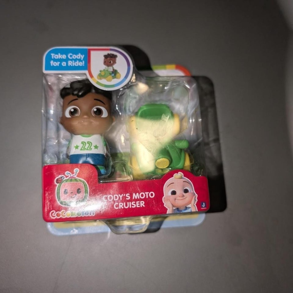 CoComelon Cody's Moto Cruiser Mini Vehicle with Cody Figure Jazwares New